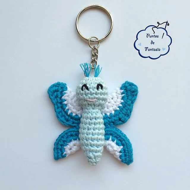 Mariposa Paqui Amigurumi - Patrón Gratis en Español - Formato en ...