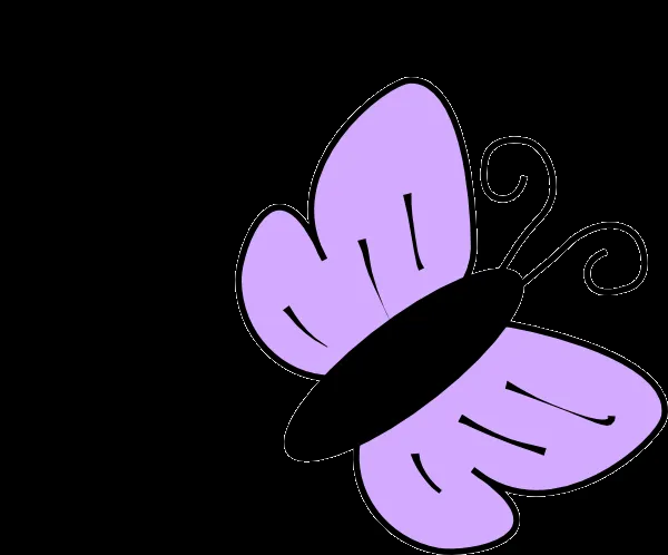 Mariposa Violeta clip art - vector clip art online, royalty free ...
