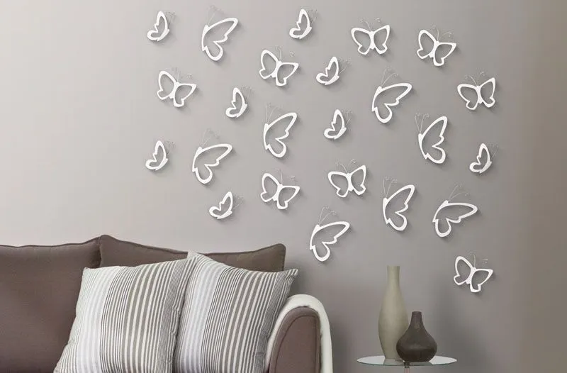 Mariposas 3d para decoración de pared - Kiona Salamanca - Tienda ... Mariposas 3d para decoración de pared - Kiona Salamanca - Tienda ...