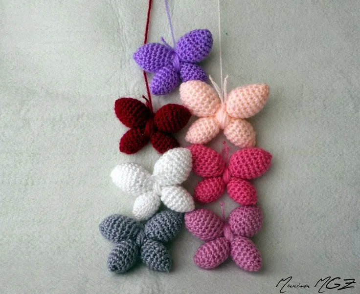 Mariposas Amigurumi - Patrón Gratis en Español aquí: http ... Mariposas Amigurumi - Patrón Gratis en Español aquí: http ...