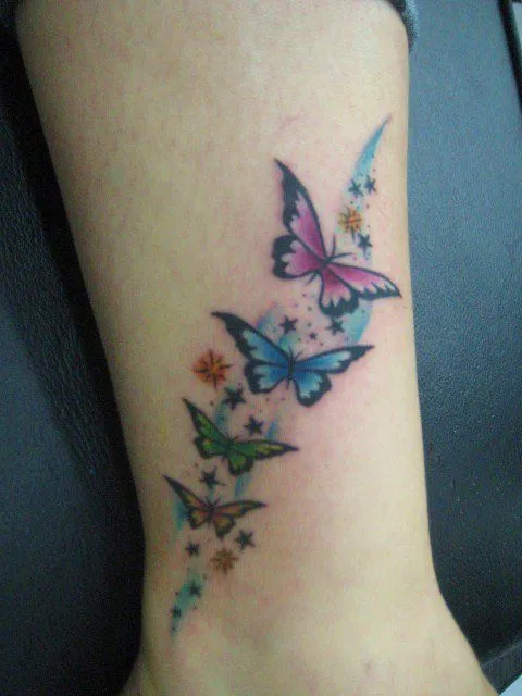 Mariposas & Estrellas - Tatuajes para Mujeres