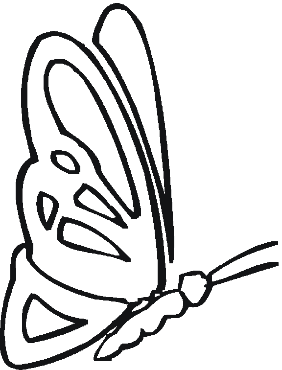 Mariposas para colorear, pintar e imprimir