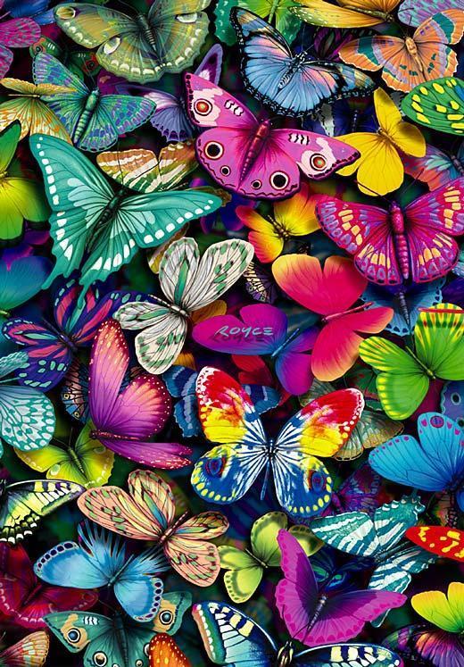 Mariposas de colores animadas - Imagui