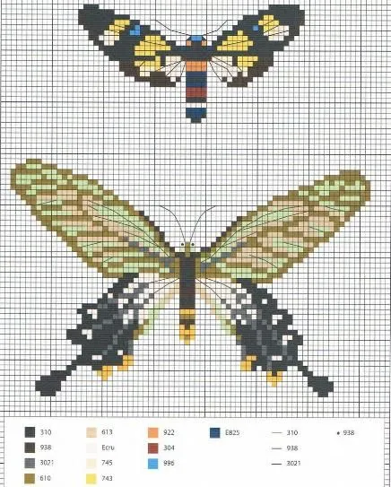 Mariposas, Esquemas gratis punto de cruz de mariposas | Tu Punto ... Mariposas, Esquemas gratis punto de cruz de mariposas | Tu Punto ...