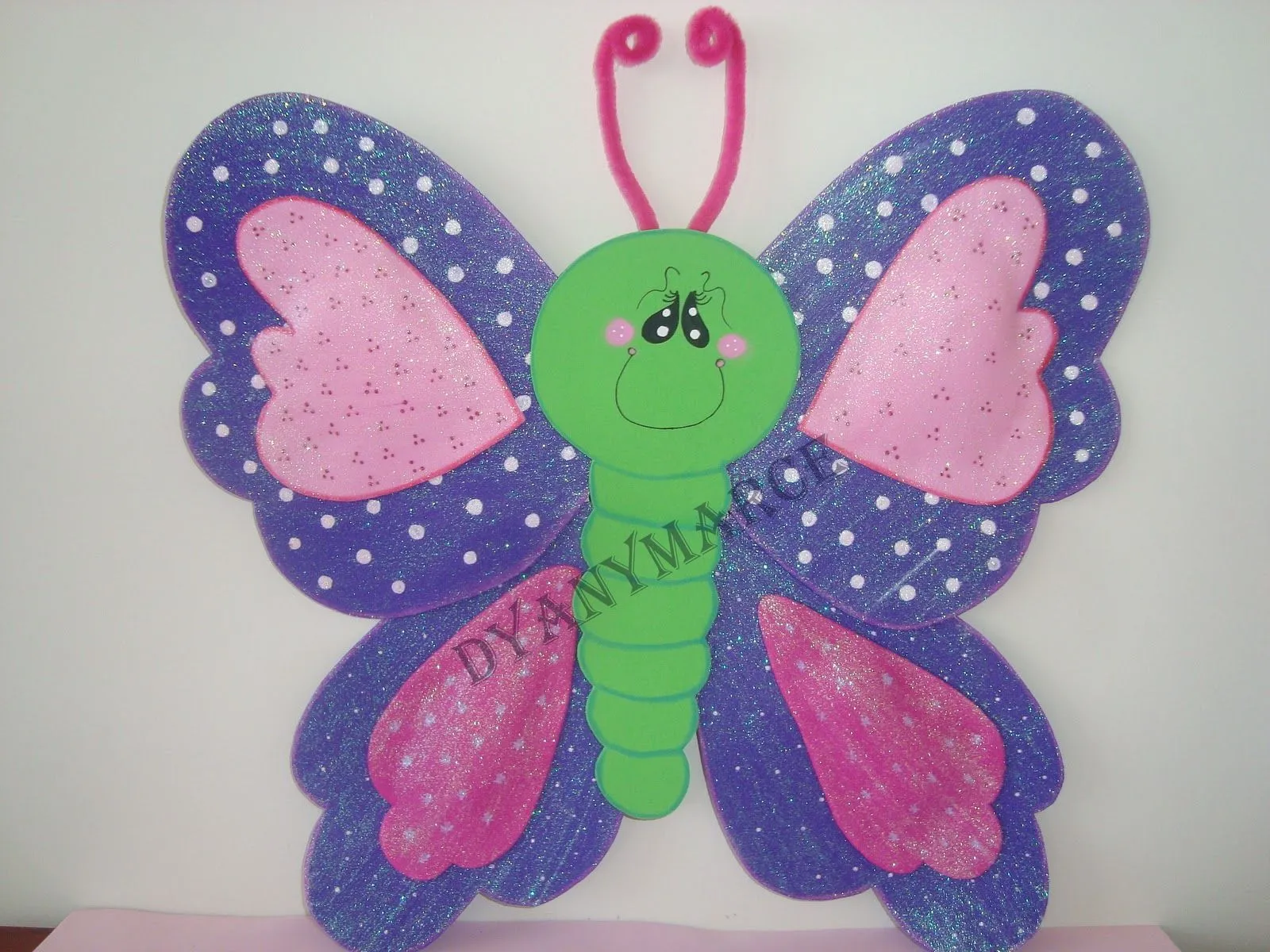 Modelo De Mariposas En Goma Eva | Graffiti Graffiti