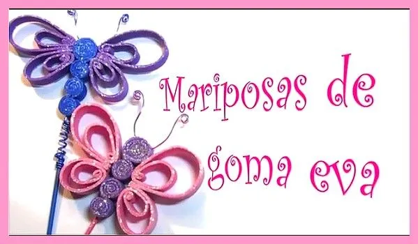 mariposas en foami | facilisimo.com