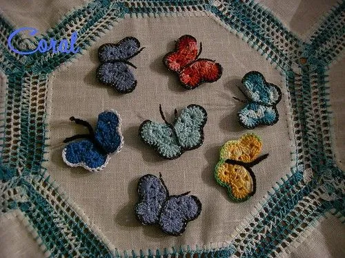 Album de mariposas al crochet - Imagui
