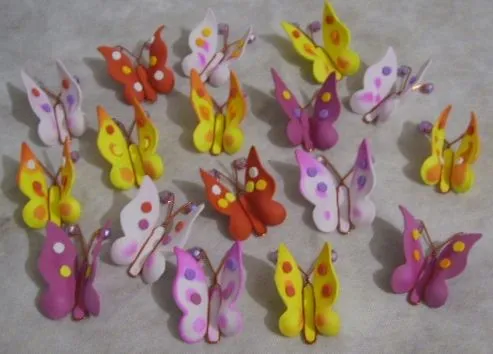 Mariposas para hacer con goma eva - Imagui