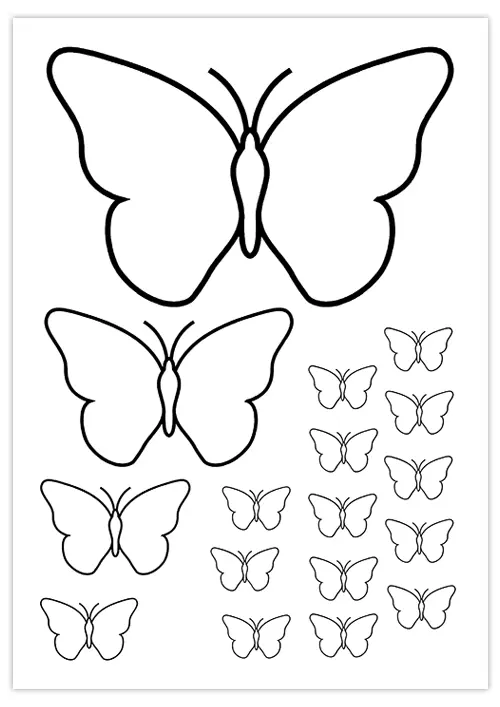 Mariposas para imprimir PDF – calendarios.su Mariposas para imprimir PDF – calendarios.su