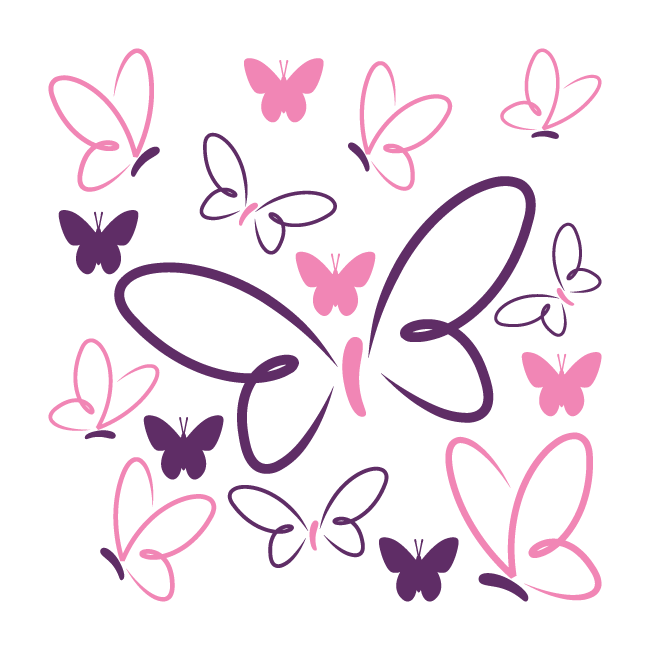 vinilo-decorativo-mariposas-de ...
