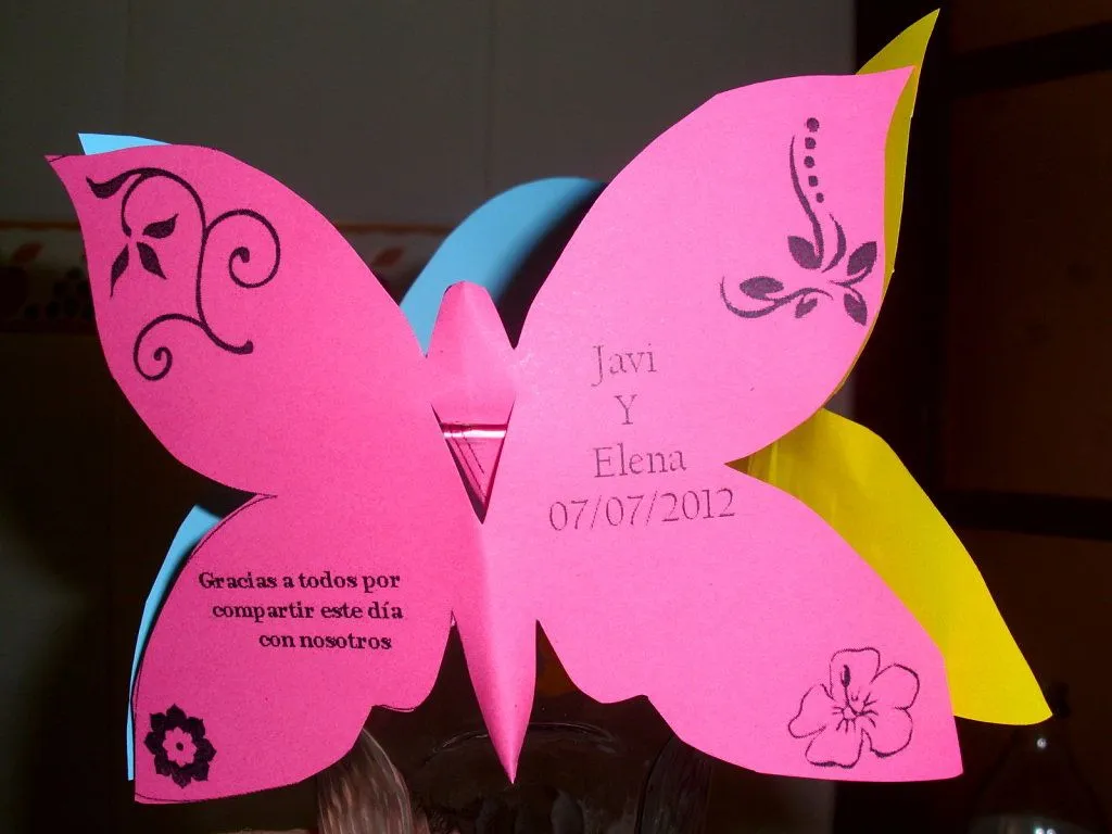 mariposas para los invitados | Preparar tu boda es facilisimo. mariposas para los invitados | Preparar tu boda es facilisimo.