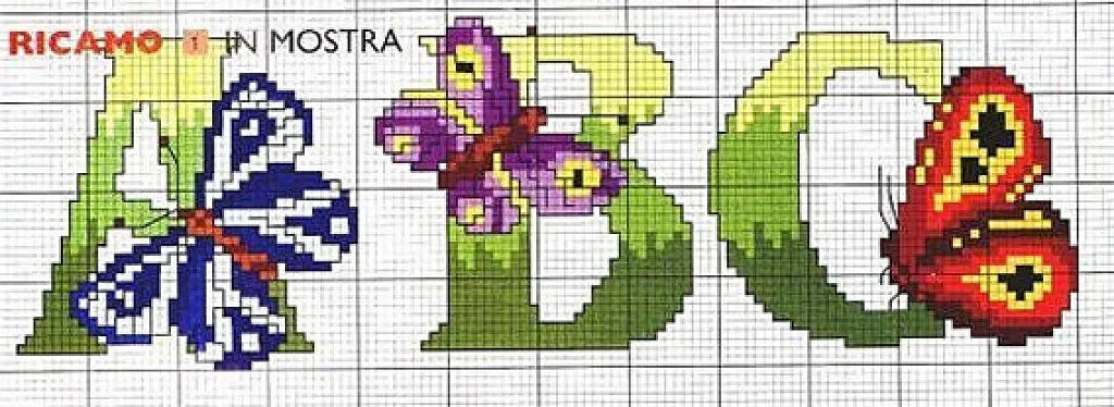 diagrama de punto de cruz | Aprender manualidades es facilisimo.com