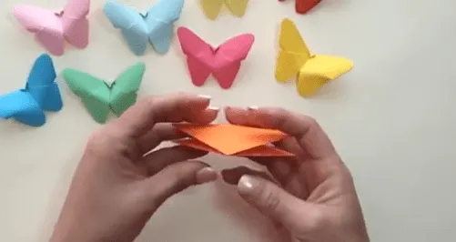 Cómo hacer mariposas de papel