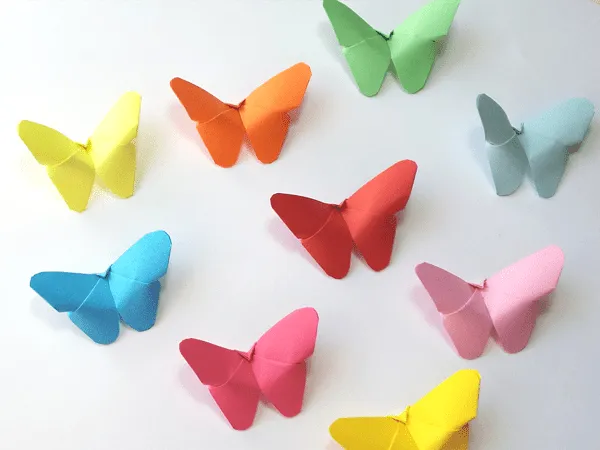hacer mariposas para pared | Aprender manualidades es facilisimo.com
