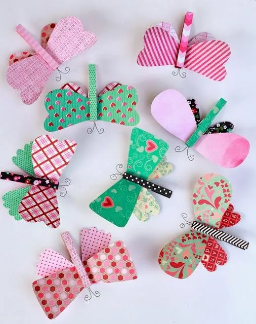 Mariposas de papel - Paperblog