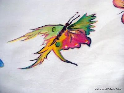 Las Mariposas Pintadas en tela | camisetas PINTADAS a mano Las Mariposas Pintadas en tela | camisetas PINTADAS a mano