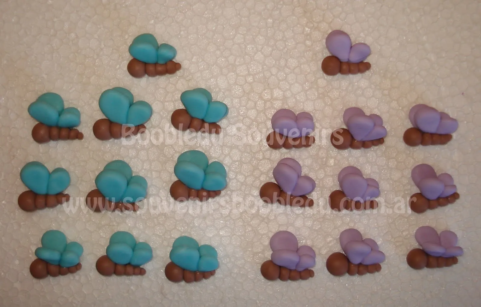 Mariposas de porcelana fria - Imagui