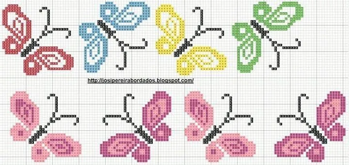 Mariposas en punto de cruz. | Pepitas | Pinterest | Punto De Cruz ... Mariposas en punto de cruz. | Pepitas | Pinterest | Punto De Cruz ...