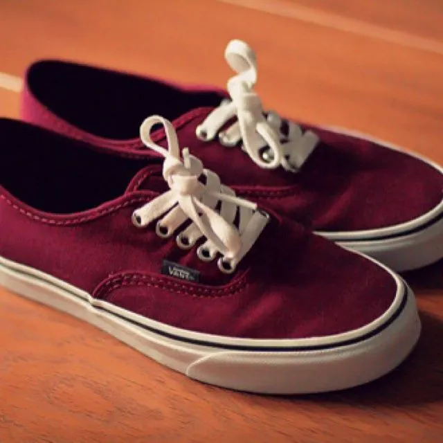 Maroon Vans, I love this color and these shoes NEED these | style ...