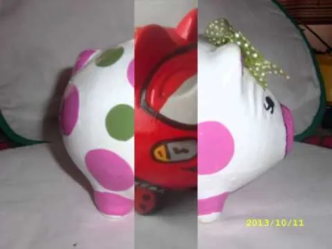 Marranitos Pintados Varios Modelos - YouTube Marranitos Pintados Varios Modelos - YouTube