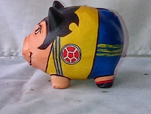 Marrano pintado "Seleccion colombia" | Mega Marranos pintados Marrano pintado "Seleccion colombia" | Mega Marranos pintados