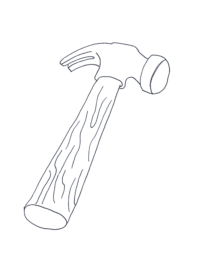 Martillo para colorear - Imagui