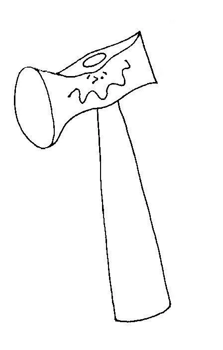 Martillo para colorear - Imagui