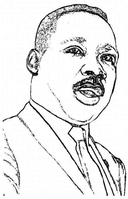 Martin luther king dibujo - Imagui