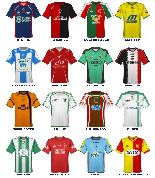 martin.com.uy » Camisetas de la B del fútbol uruguayo (2008) martin.com.uy » Camisetas de la B del fútbol uruguayo (2008)