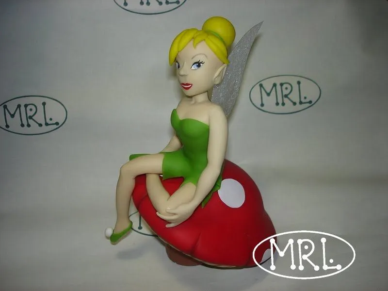 Marula Artesanías en Porcelana Fria: Tinkerbell