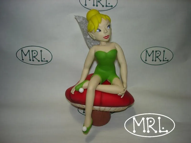 Marula Artesanías en Porcelana Fria: Tinkerbell