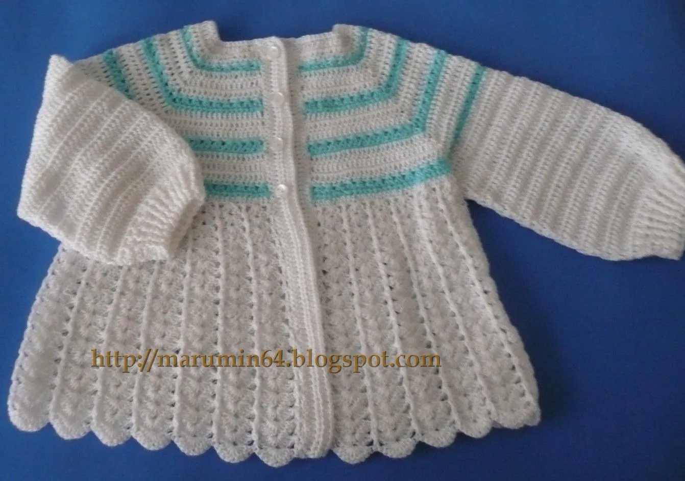 Marumin Crochet: Chambrita Canesú Cuadrado / Square Yoke Sweater Marumin Crochet: Chambrita Canesú Cuadrado / Square Yoke Sweater