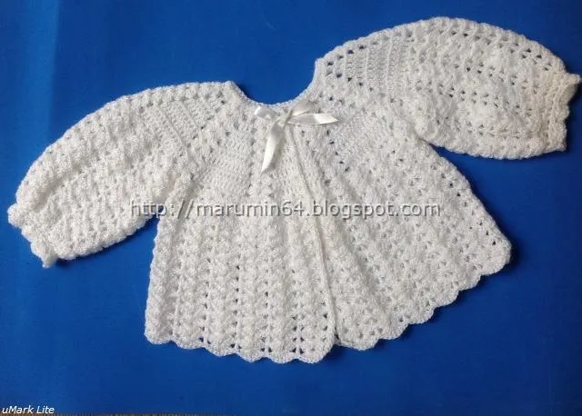 Marumin Crochet: Nuevas chaquetitas de canesú redondo Marumin Crochet: Nuevas chaquetitas de canesú redondo