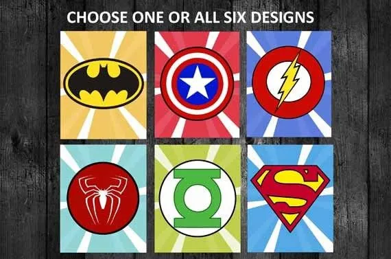 Marvel Superheroes Logos 90252 | MOVDATA