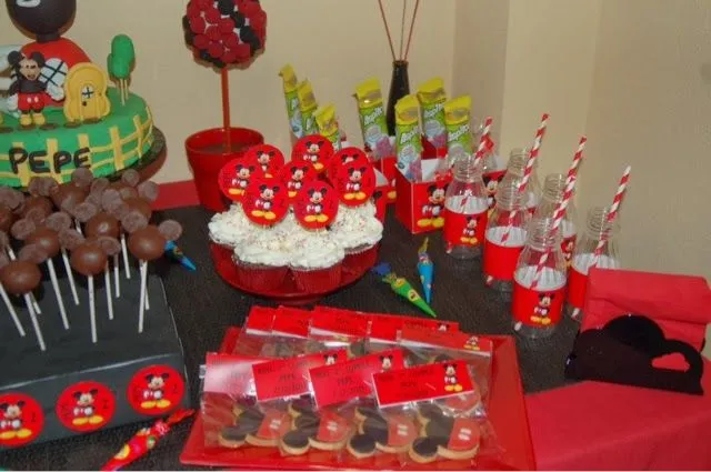 Mary Cakes & Cookies: Mesa dulce cumpleaños Mickey Mouse Mary Cakes & Cookies: Mesa dulce cumpleaños Mickey Mouse