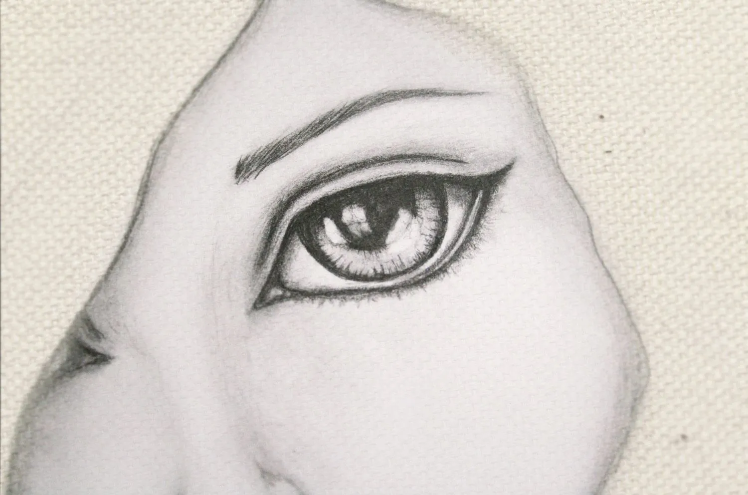 maryanka ...: Mirada triste - Dibujo a lapiz