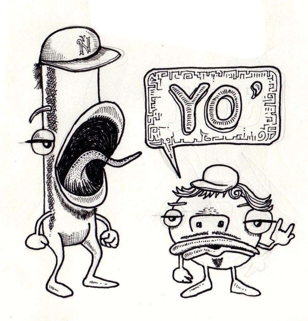 Marzo 14 – Raperos | 366 dibujos, por Martín Eschoyez Marzo 14 – Raperos | 366 dibujos, por Martín Eschoyez