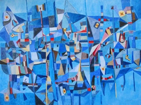 lo que para los profesionales de la pintura abstracta una