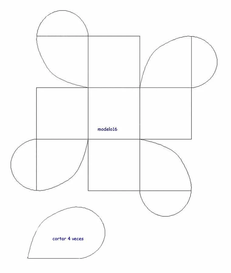 Patrones de caja de carton - Imagui