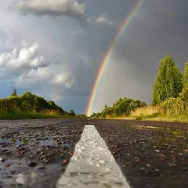 marzo#primavera #naturaleza#arcoiris##camino#bello#paisajes ...