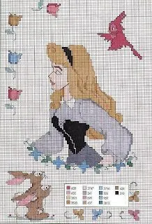 MÁS PUNTO DE CRUZ: PRINCESAS DISNEY