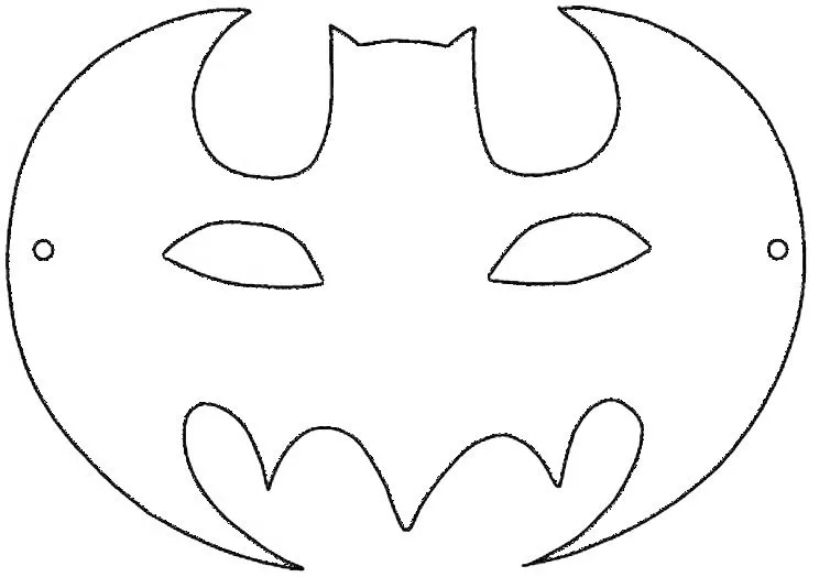 Caretas batman para imprimir - Imagui