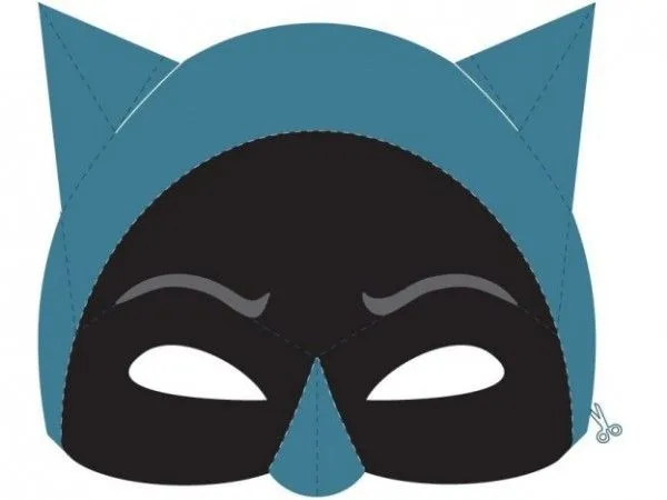 Mascara de Batman 2. - Manualidades a Raudales