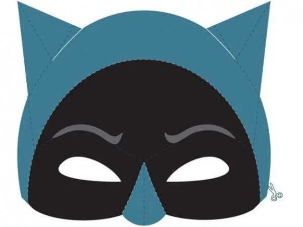 Mascara de Batman 2. - Manualidades a Raudales Mascara de Batman 2. - Manualidades a Raudales