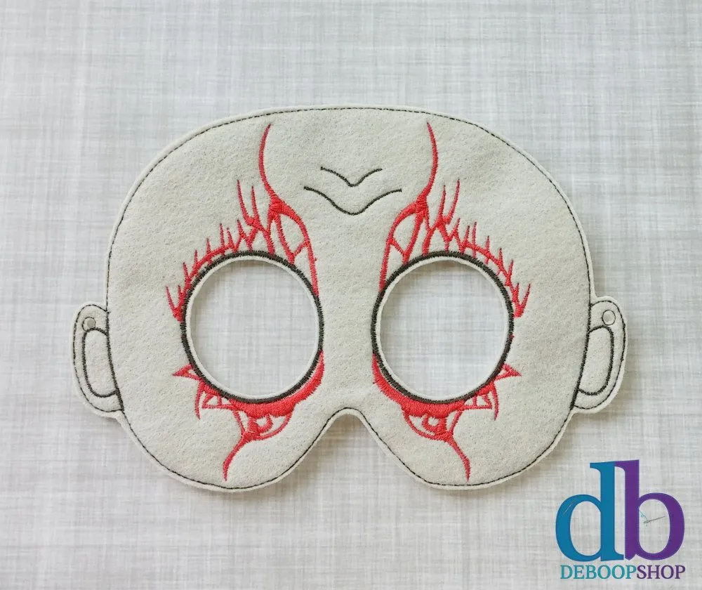 Máscara bordada de fieltro Drax Niño y adulto Juego de - Etsy México Máscara bordada de fieltro Drax Niño y adulto Juego de - Etsy México