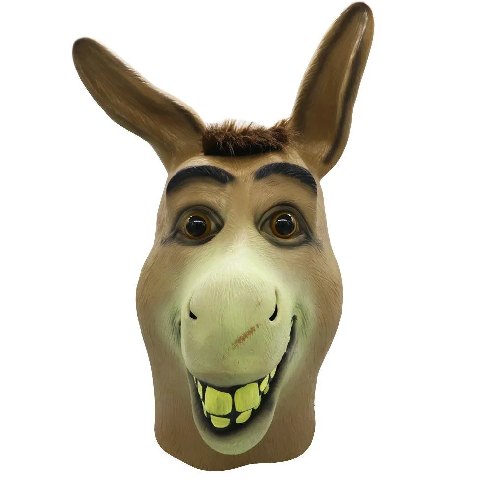 Máscara de burro, máscara de cabeza de burro Shrek de Halloween, novedosa máscara de cabeza de animal de látex para adultos : Amazon.com.mx: Ropa, Zapatos y Accesorios Máscara de burro, máscara de cabeza de burro Shrek de Halloween, novedosa máscara de cabeza de animal de látex para adultos : Amazon.com.mx: Ropa, Zapatos y Accesorios