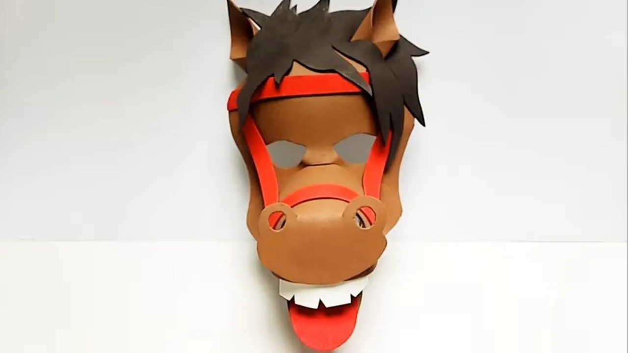 Cómo hacer máscara de Caballo hecho de foamy DIY - How to make horse mask - YouTube Cómo hacer máscara de Caballo hecho de foamy DIY - How to make horse mask - YouTube