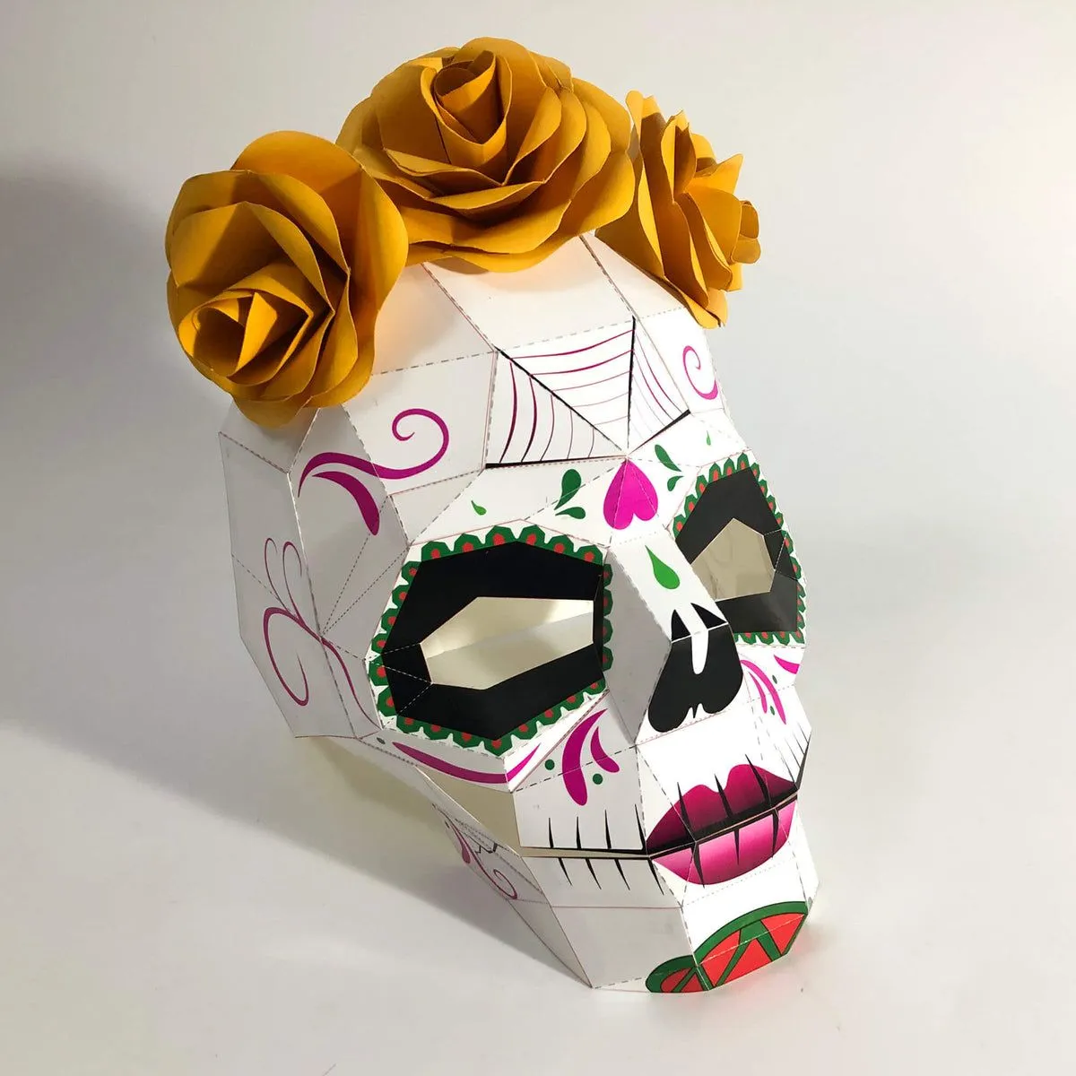 MÁSCARA CALACA - Plantilla de máscara de papel de calavera catrina DIY – Lucas Papel Tijera MÁSCARA CALACA - Plantilla de máscara de papel de calavera catrina DIY – Lucas Papel Tijera