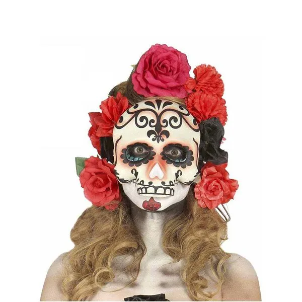 Máscara de Calavera Catrina Mexicana Máscaras de esqueletos y ... Máscara de Calavera Catrina Mexicana Máscaras de esqueletos y ...