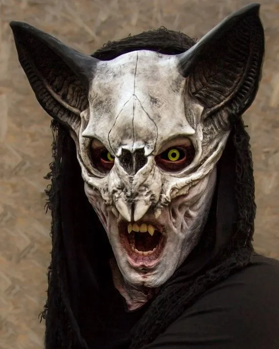 Máscara de calavera de vampiro - Etsy México